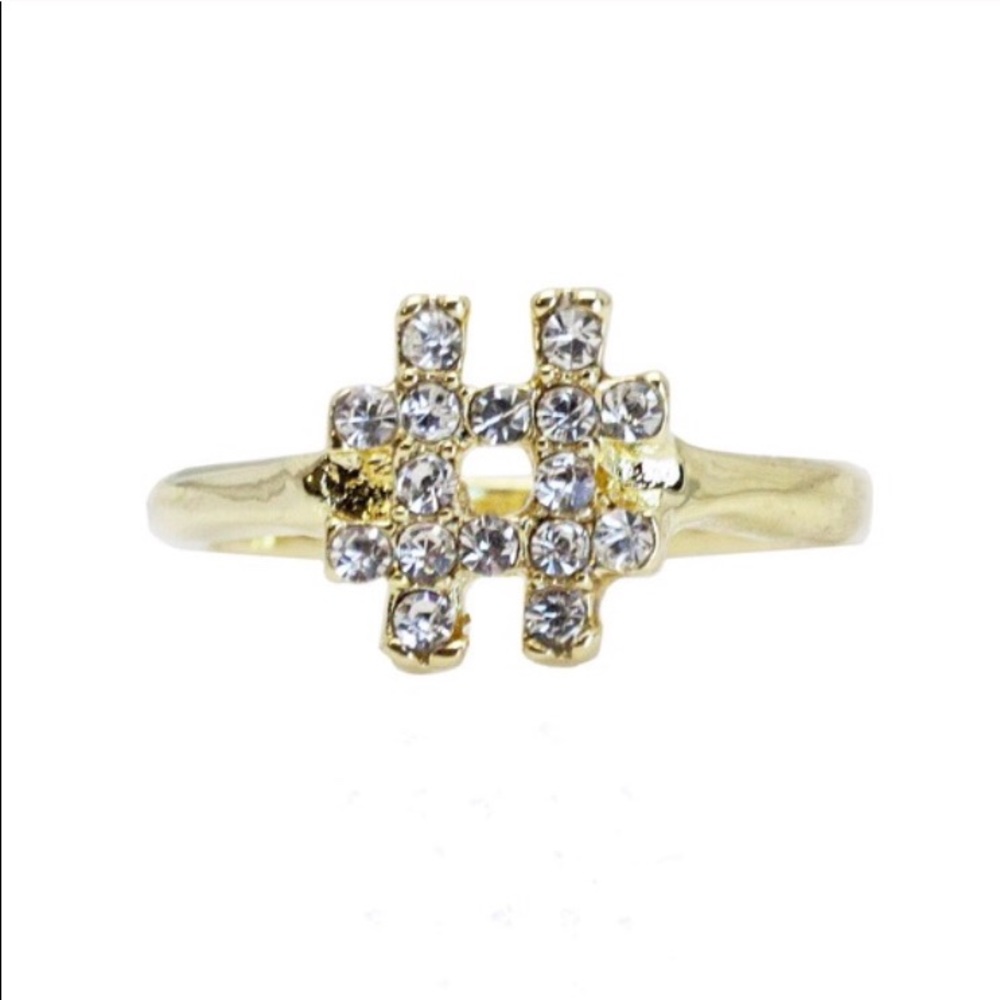 GIRLS HASHTAG RING - Picture 2 of 2
